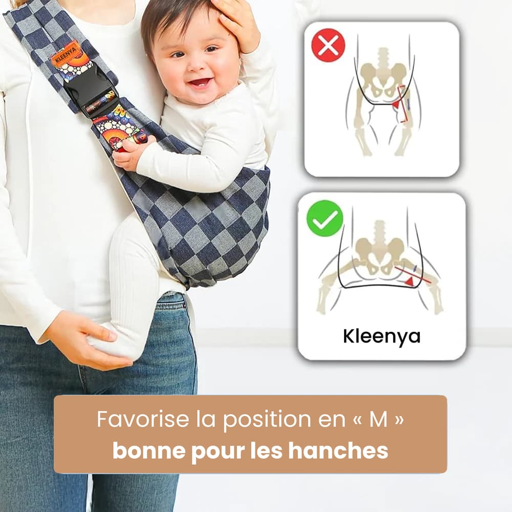 Porte-bébé ergonomique anti-douleur